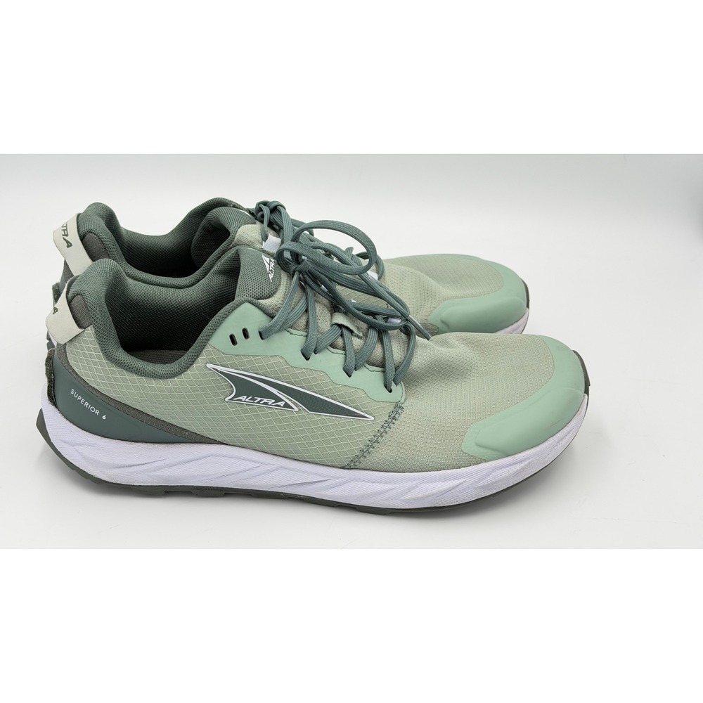 Altra Superior 6 Trail Running Shoes Womens 9.5 Green Zero Drop FootShape